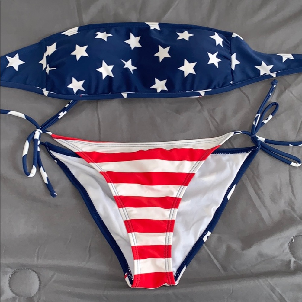 american flag bikini